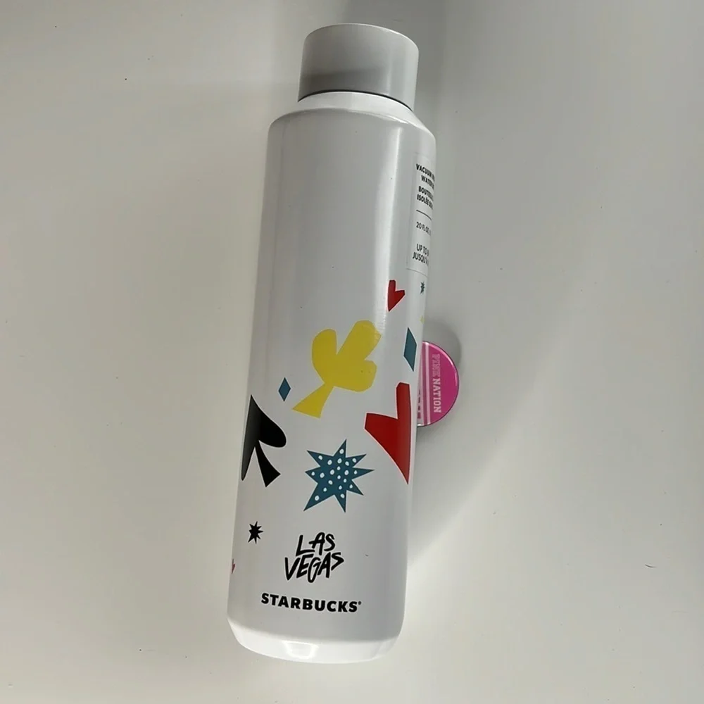 Starbucks Las Vegas Vacuum Insulated Water Bottle 20 Fl Oz NEW